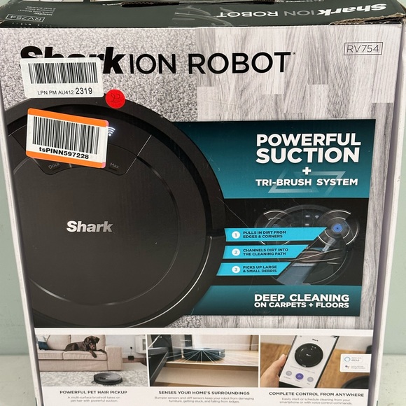 Shark AV753 ION Robot Vacuum, Tri-Brush System, Wifi Connected - Picture 4 of 4